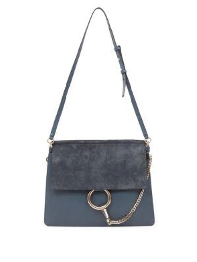 Chloé Medium Faye Leather & Suede Bag