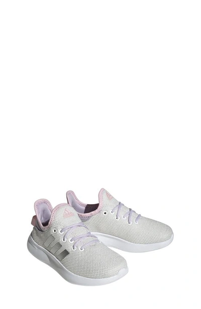 Adidas Originals Kids' Girls Adidas Cloudfoam Pure Lifestyle Slip-on In White/white/clear Pink