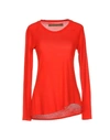 Enza Costa Basic Top In Red