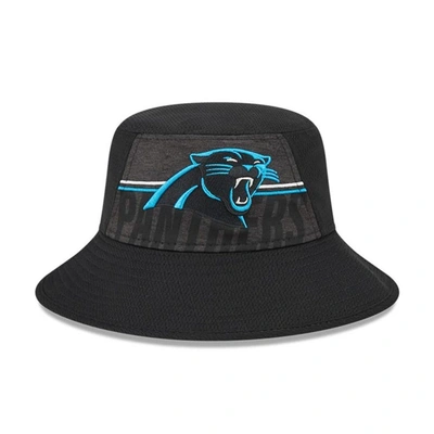 New Era Black Carolina Panthers 2023 Nfl Training Camp Stretch Bucket Hat