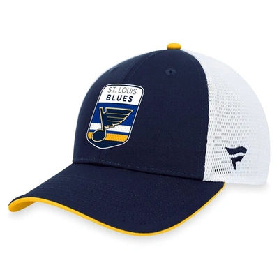 Fanatics Branded  Navy St. Louis Blues 2023 Nhl Draft On Stage Trucker Adjustable Hat