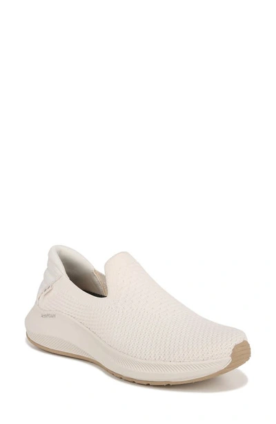 Ryka Fling Knit Slip-on Sneaker In White Knit Fabric