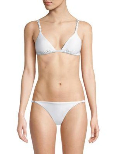 Vix By Paula Hermanny Rope Bikini Top In White