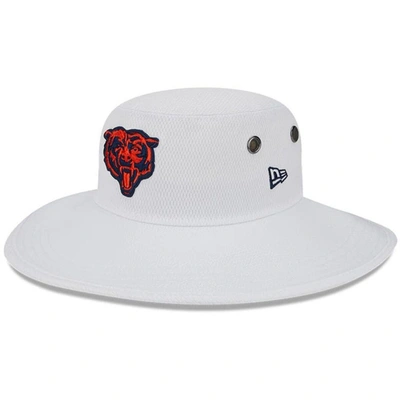 New Era White Chicago Bears 2023 Nfl Training Camp Alternate Logo Panama Bucket Hat
