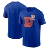Nike Royal Denver Broncos Logo Essential T-shirt In Blue