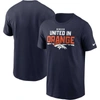 Nike Navy Denver Broncos Local Essential T-shirt In Blue