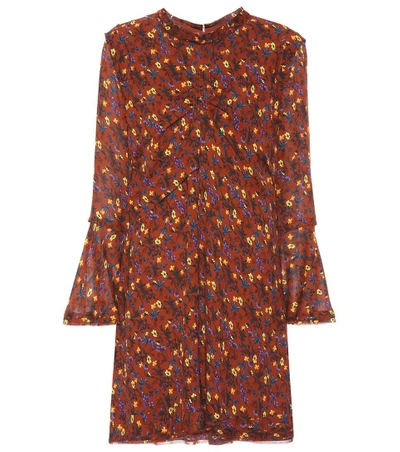 Chloé Floral-printed Minidress In No