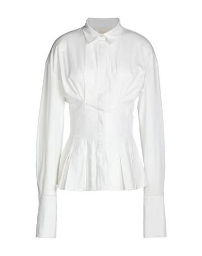 Antonio Berardi Solid Color Shirts & Blouses In White