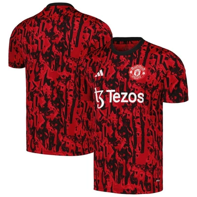 Adidas Originals Adidas Red Manchester United 2023/24 Pre-match Top