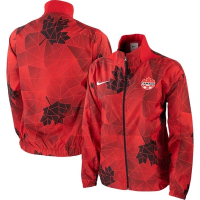 Nike National Team Anthem Performance Full-zip Jacket In Red