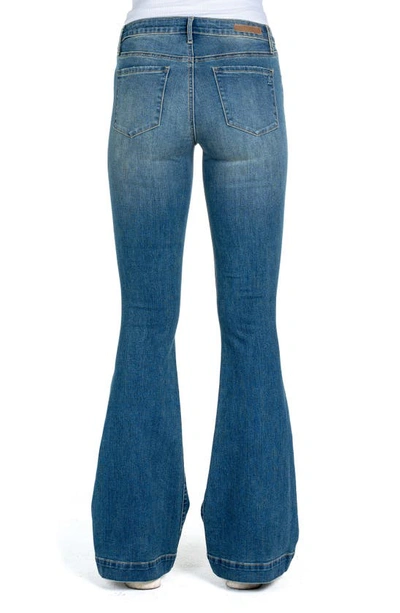 Articles Of Society Bridgette High Waist Flare Leg Jeans In Bodega