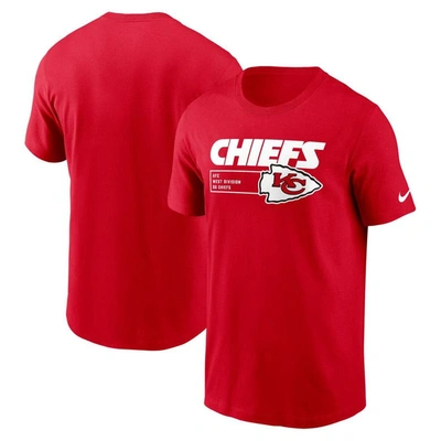 Nike Red Kansas City Chiefs Division Essential T-shirt