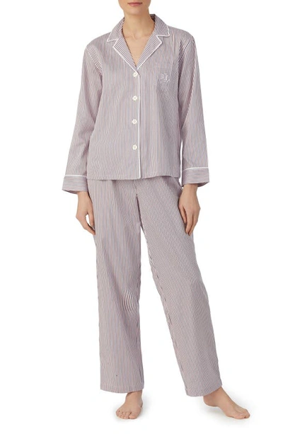Lauren Ralph Lauren Print Pajamas In Pink Stp