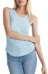 Madewell Whisper Cotton Tank In Tropical Sky