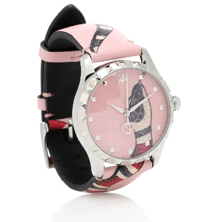 Gucci G-timeless Pink Snake Watch