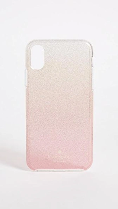 Kate Spade Pink Glitter Ombre Iphone X /xs Case