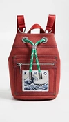 Kenzo Mini Backpack In Medium Red