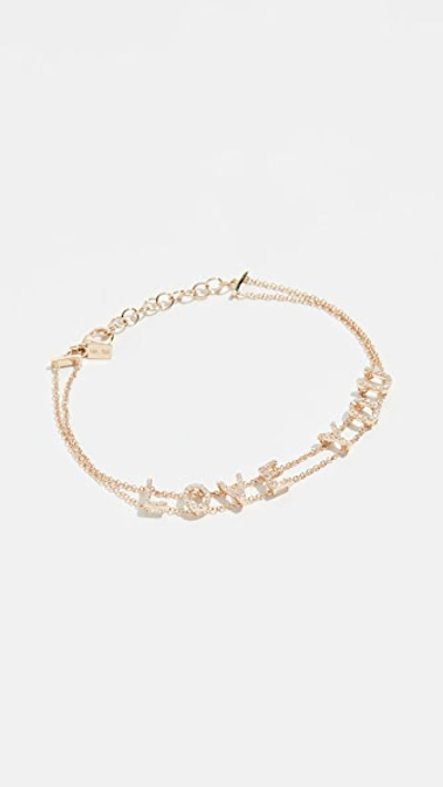 Ef Collection 14k Gold Diamond Bracelet In Yellow Gold