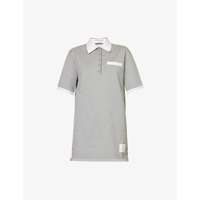 Thom Browne Polo Dress In Gray