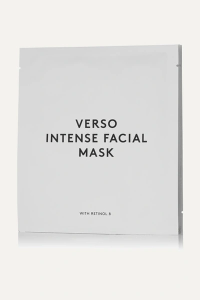 Verso Intense Facial Mask, 4 X 25g In Colorless