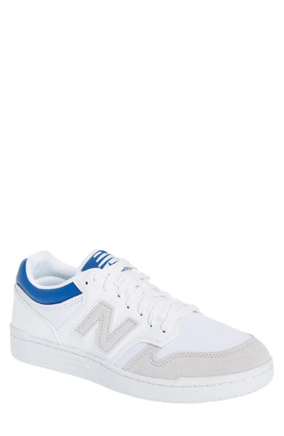 New Balance 480 Sneaker In White/blue