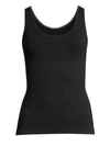 Yummie Seamlessly Shaped Scoop Neck Shaping Tank In Black