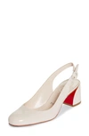 Christian Louboutin So Jane Slingback Pump In Beige