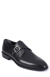 Vellapais Paula Monk Strap Loafer In Charcoal Black