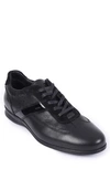 Vellapais Sarasota Suede Sneaker In Charcoal Black
