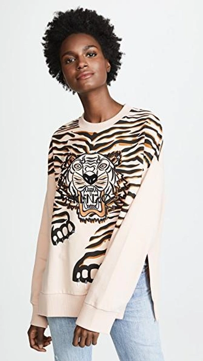 Kenzo Claw Tiger Sweatshirt In Skin
