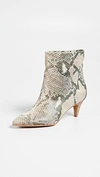Dolce Vita Dee Dee Booties In Snake Print