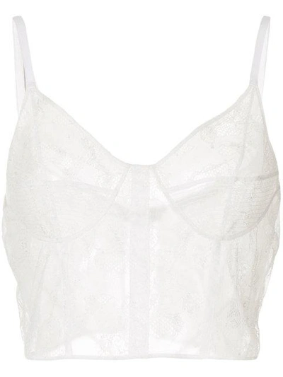 Olivier Theyskens Lace Camisole - White