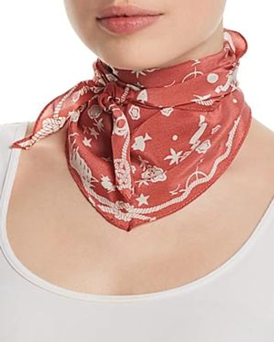 Polo Ralph Lauren Dutch Nautical Diamond Scarf In Red