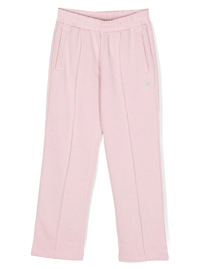 Golden Goose Kids' Embroidered-logo Track Suit In Pink & Purple