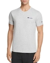 Champion Crewneck Tee In Oxford Gray