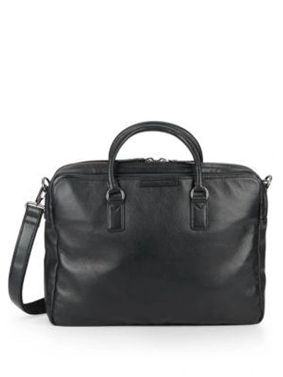 Marc By Marc Jacobs Leather Briefcase In Black