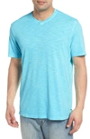 Tommy Bahama Suncoast Shores V-neck T-shirt In Pool Party Blue