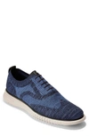 Cole Haan 2.zerogrand Stitchlite Water Resistant Wingtip In Marine Blue/ Grey