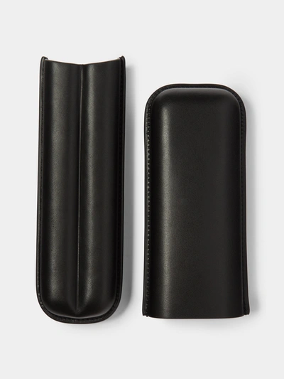 Connolly Leather Cigar Case In Black