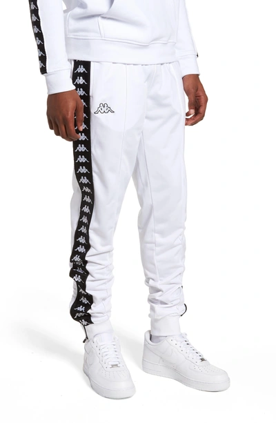 Kappa Active Banded Track Pants In White/ Black | ModeSens
