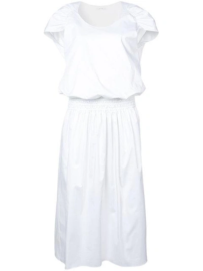 The Row April Cape Dress - White