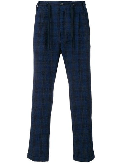 East Harbour Surplus Plaid Straight Leg Trousers