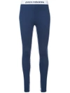 Rabanne Paco  Logo Compression Tights - Blue