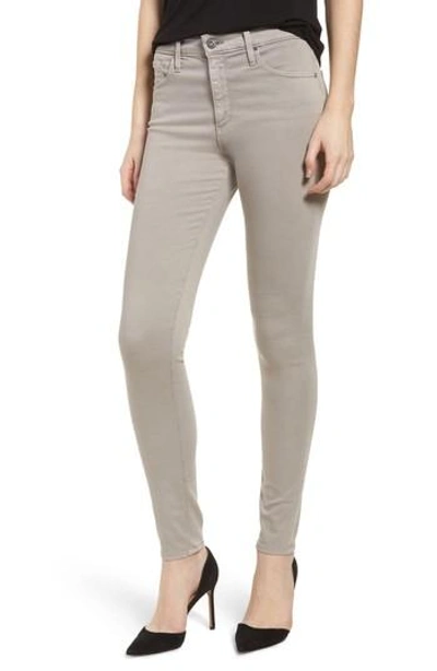 Ag Farrah High Waist Ankle Skinny Jeans In Sulfur Pebble Beach