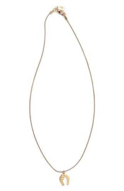 Cam Charmed Necklace In Gold E