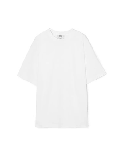 Cos Man T-shirt White Size Xl Organic Cotton