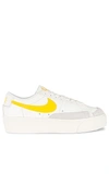 Nike Blazer Low Platform Sneaker In Weiss