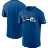 Nike Royal Indianapolis Colts Essential Blitz Lockup T-shirt In Blue