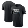 Nike Black Carolina Panthers Division Essential T-shirt