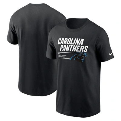 Nike Black Carolina Panthers Division Essential T-shirt